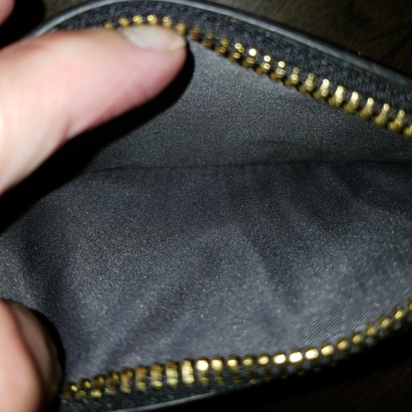 New Genuine Calf Hair Zebra Wristlet - Picture 4 of 4